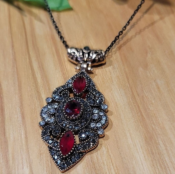 Turkish Vintage Looking Jewelry Set for Women,NEW,Antique,Wedding,HandmadeGift - Picture 4 of 8